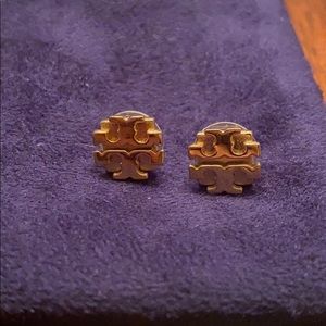 Tory Burch Logo Stud Earring